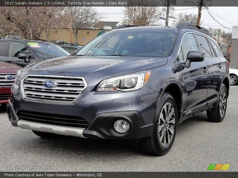 Carbide Gray Metallic / Slate Black 2017 Subaru Outback 2.5i Limited