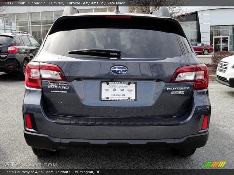 Carbide Gray Metallic / Slate Black 2017 Subaru Outback 2.5i Limited