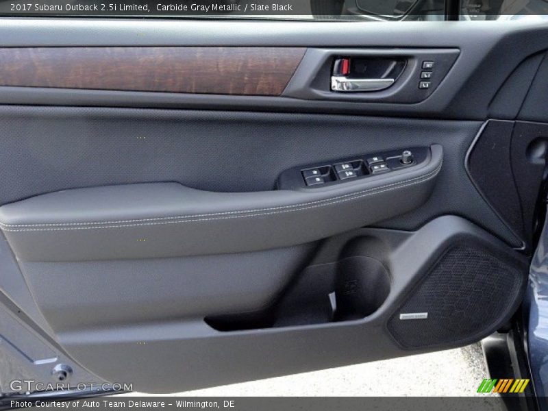 Carbide Gray Metallic / Slate Black 2017 Subaru Outback 2.5i Limited