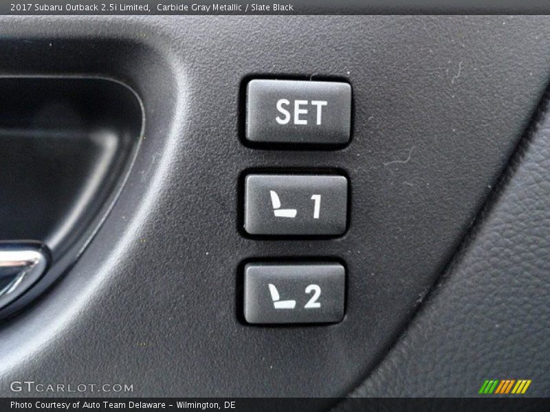 Carbide Gray Metallic / Slate Black 2017 Subaru Outback 2.5i Limited