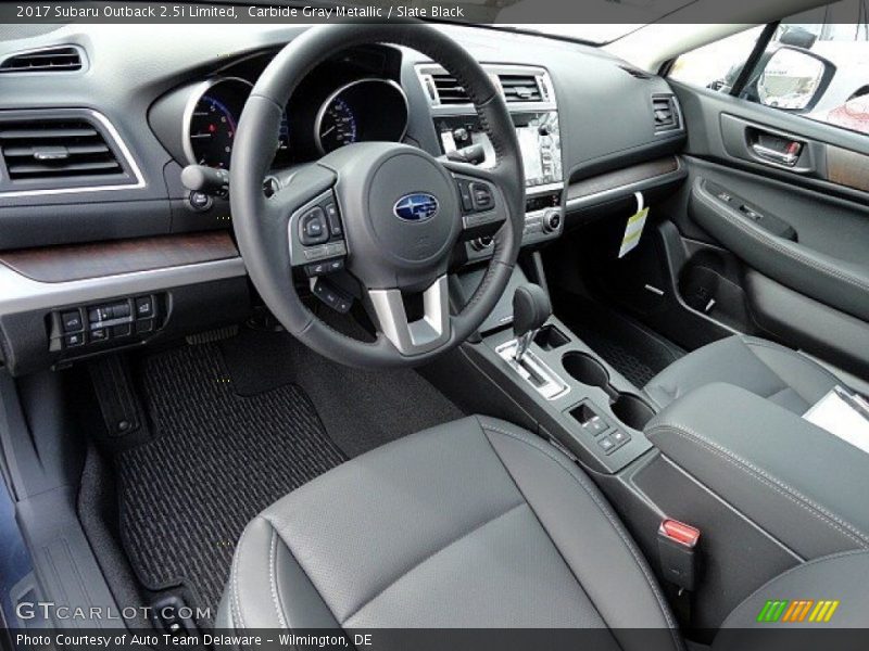 Carbide Gray Metallic / Slate Black 2017 Subaru Outback 2.5i Limited