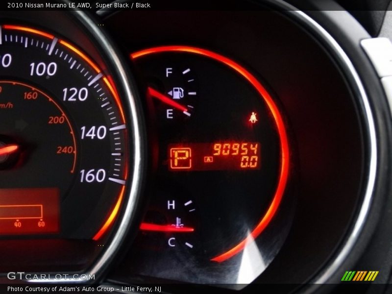 Super Black / Black 2010 Nissan Murano LE AWD