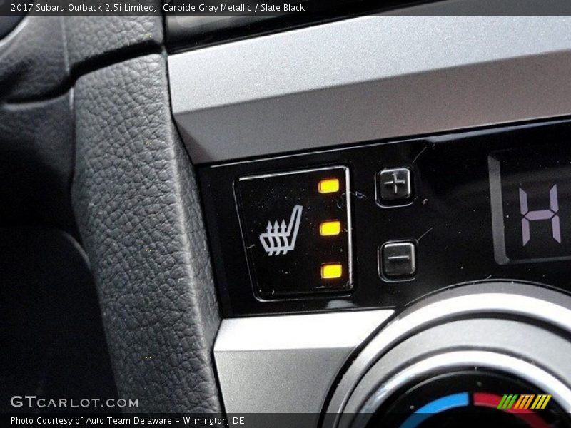 Carbide Gray Metallic / Slate Black 2017 Subaru Outback 2.5i Limited