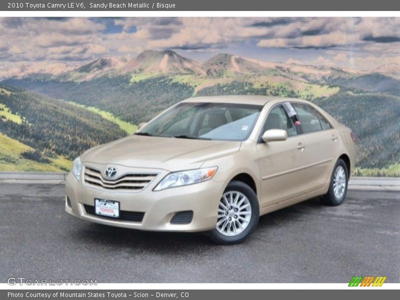 Sandy Beach Metallic / Bisque 2010 Toyota Camry LE V6