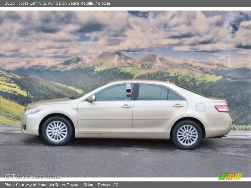 Sandy Beach Metallic / Bisque 2010 Toyota Camry LE V6