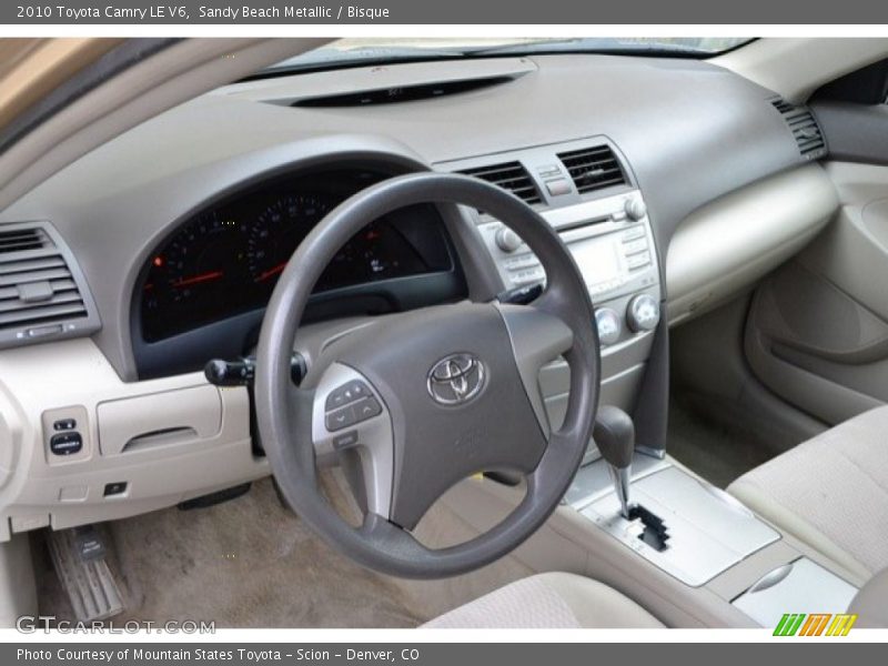 Sandy Beach Metallic / Bisque 2010 Toyota Camry LE V6