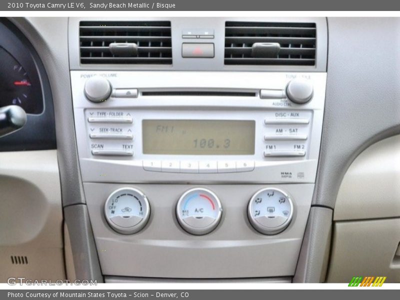 Sandy Beach Metallic / Bisque 2010 Toyota Camry LE V6