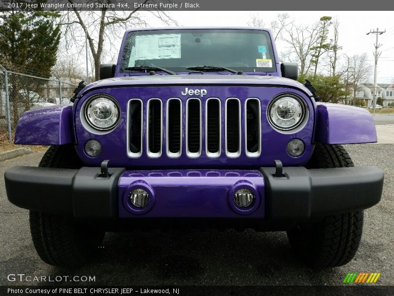 Extreme Purple / Black 2017 Jeep Wrangler Unlimited Sahara 4x4