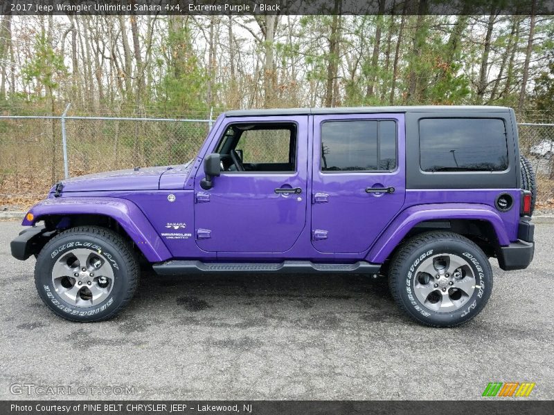 Extreme Purple / Black 2017 Jeep Wrangler Unlimited Sahara 4x4