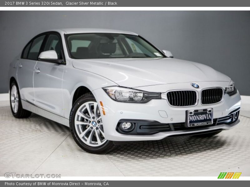 Glacier Silver Metallic / Black 2017 BMW 3 Series 320i Sedan