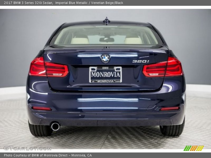Imperial Blue Metallic / Venetian Beige/Black 2017 BMW 3 Series 320i Sedan
