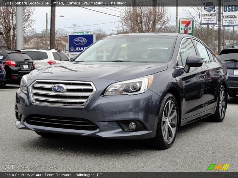 Carbide Gray Metallic / Slate Black 2017 Subaru Legacy 3.6R Limited