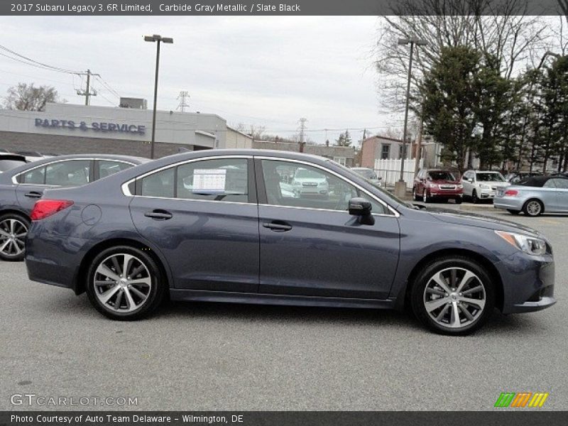 Carbide Gray Metallic / Slate Black 2017 Subaru Legacy 3.6R Limited