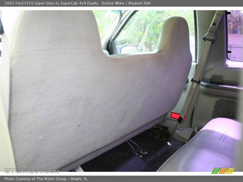 Oxford White / Medium Flint 2003 Ford F350 Super Duty XL SuperCab 4x4 Dually