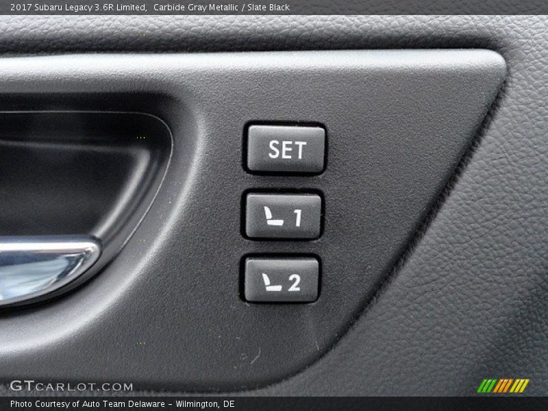 Carbide Gray Metallic / Slate Black 2017 Subaru Legacy 3.6R Limited