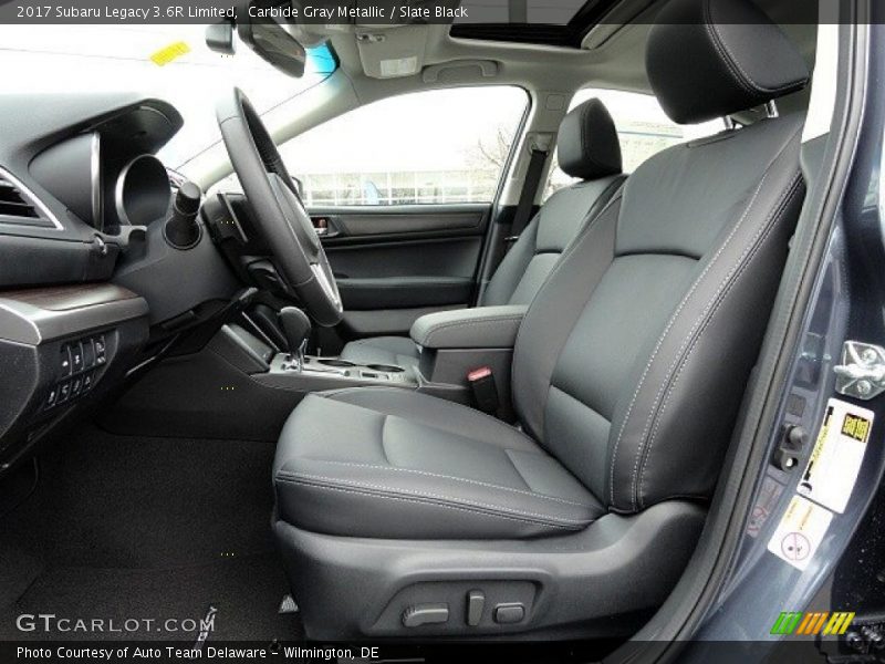 Carbide Gray Metallic / Slate Black 2017 Subaru Legacy 3.6R Limited