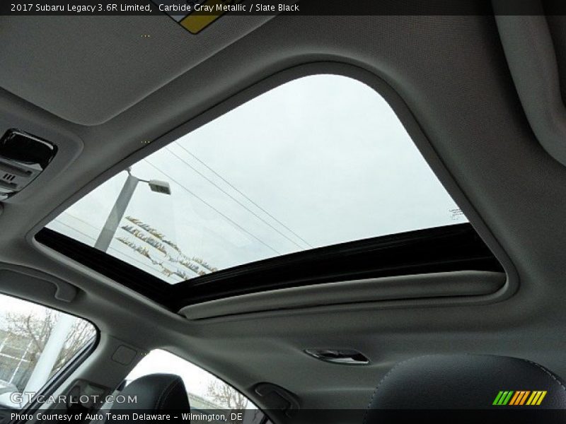 Carbide Gray Metallic / Slate Black 2017 Subaru Legacy 3.6R Limited