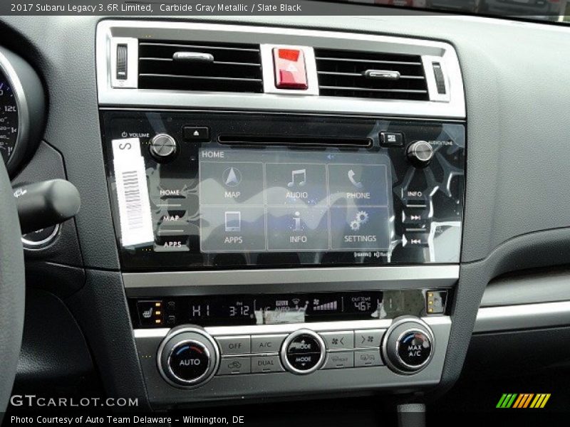 Carbide Gray Metallic / Slate Black 2017 Subaru Legacy 3.6R Limited