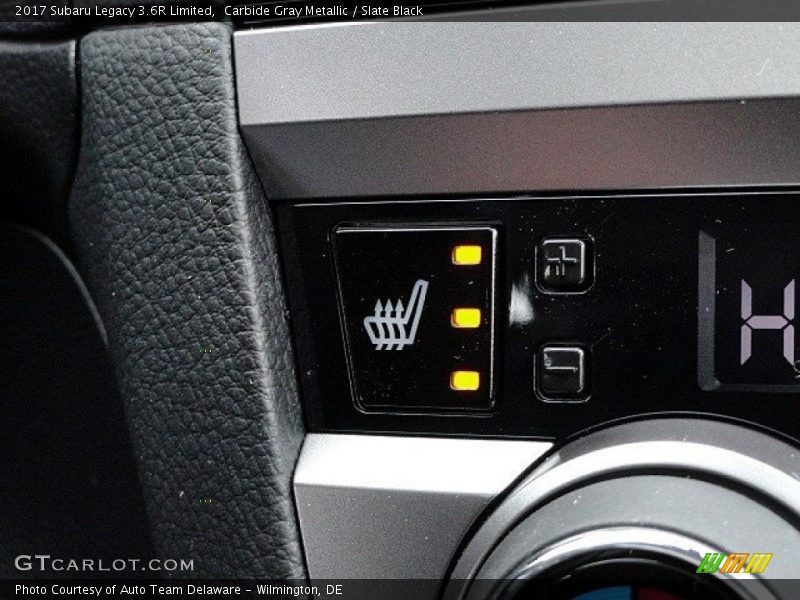 Carbide Gray Metallic / Slate Black 2017 Subaru Legacy 3.6R Limited