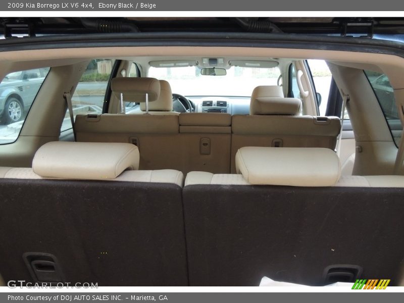 Ebony Black / Beige 2009 Kia Borrego LX V6 4x4