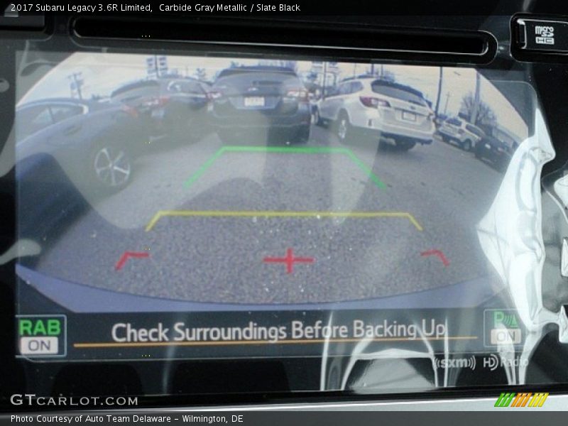 Carbide Gray Metallic / Slate Black 2017 Subaru Legacy 3.6R Limited