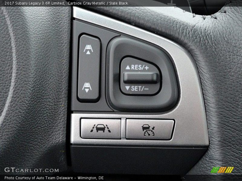 Carbide Gray Metallic / Slate Black 2017 Subaru Legacy 3.6R Limited