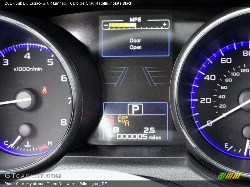 Carbide Gray Metallic / Slate Black 2017 Subaru Legacy 3.6R Limited