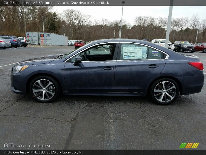 Carbide Gray Metallic / Slate Black 2017 Subaru Legacy 3.6R Limited
