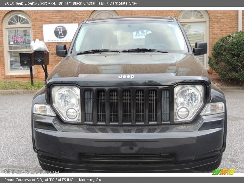 Brilliant Black Crystal Pearl / Dark Slate Gray 2010 Jeep Liberty Sport 4x4