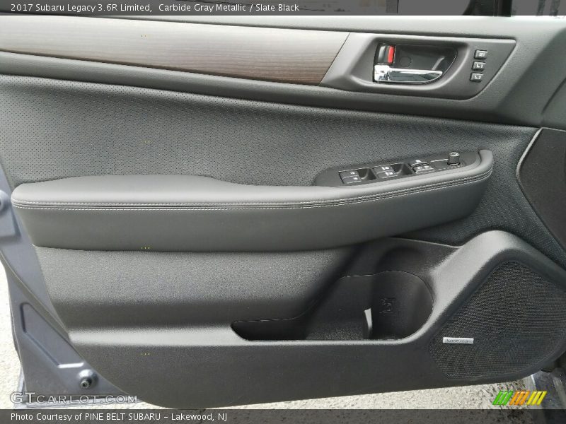 Carbide Gray Metallic / Slate Black 2017 Subaru Legacy 3.6R Limited