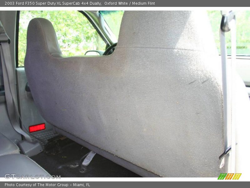 Oxford White / Medium Flint 2003 Ford F350 Super Duty XL SuperCab 4x4 Dually