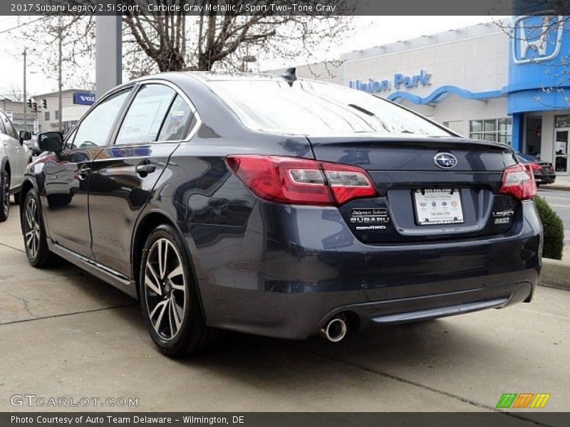 Carbide Gray Metallic / Sport Two-Tone Gray 2017 Subaru Legacy 2.5i Sport