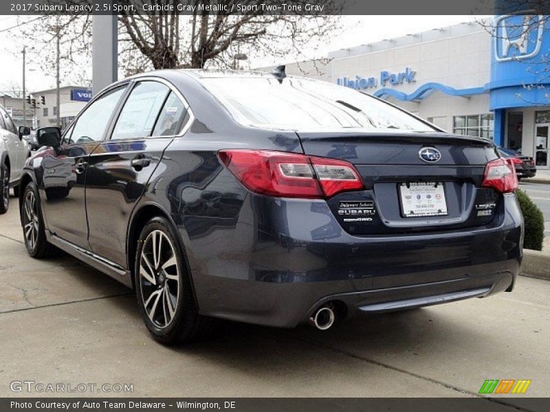 Carbide Gray Metallic / Sport Two-Tone Gray 2017 Subaru Legacy 2.5i Sport