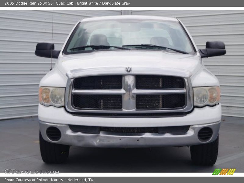 Bright White / Dark Slate Gray 2005 Dodge Ram 2500 SLT Quad Cab