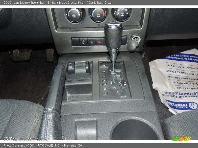 Brilliant Black Crystal Pearl / Dark Slate Gray 2010 Jeep Liberty Sport 4x4