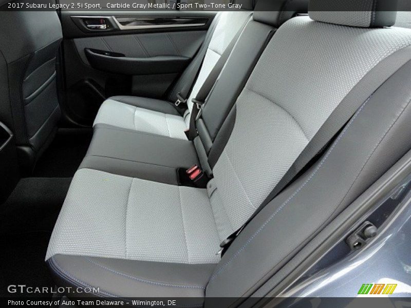 Rear Seat of 2017 Legacy 2.5i Sport