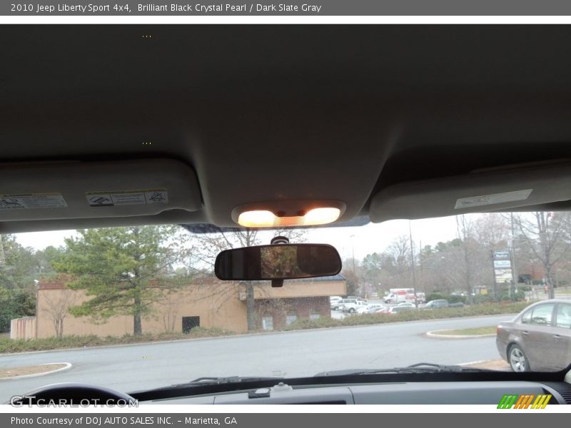 Brilliant Black Crystal Pearl / Dark Slate Gray 2010 Jeep Liberty Sport 4x4