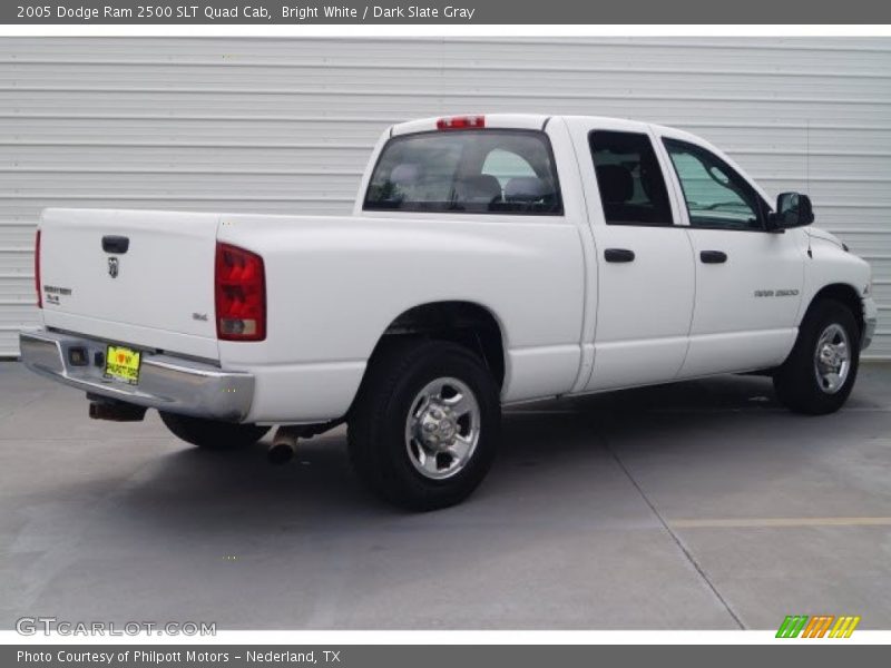 Bright White / Dark Slate Gray 2005 Dodge Ram 2500 SLT Quad Cab
