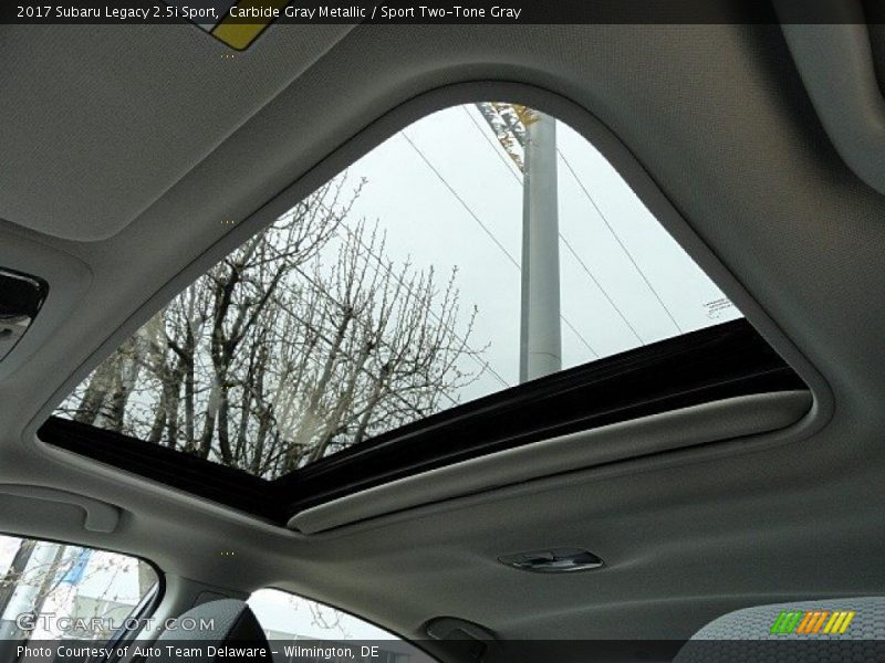 Sunroof of 2017 Legacy 2.5i Sport