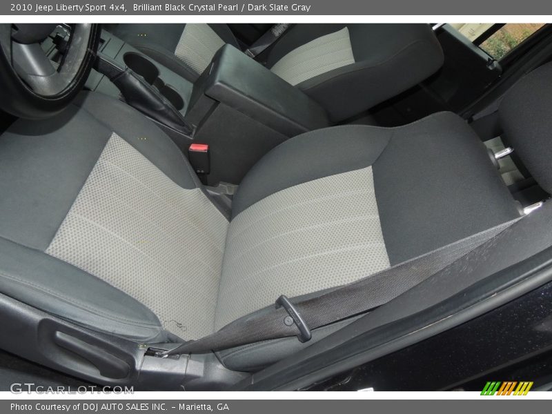 Brilliant Black Crystal Pearl / Dark Slate Gray 2010 Jeep Liberty Sport 4x4