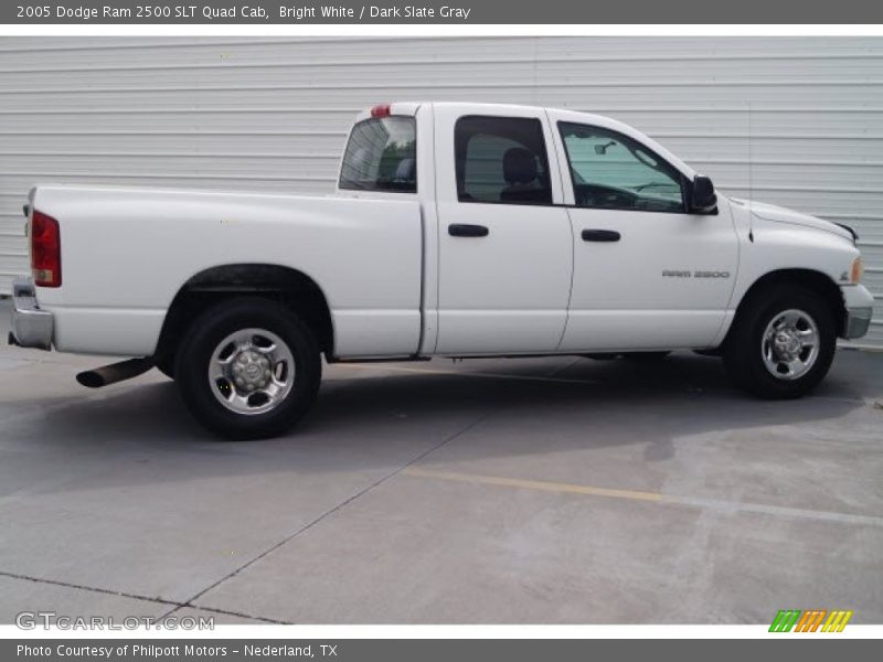Bright White / Dark Slate Gray 2005 Dodge Ram 2500 SLT Quad Cab