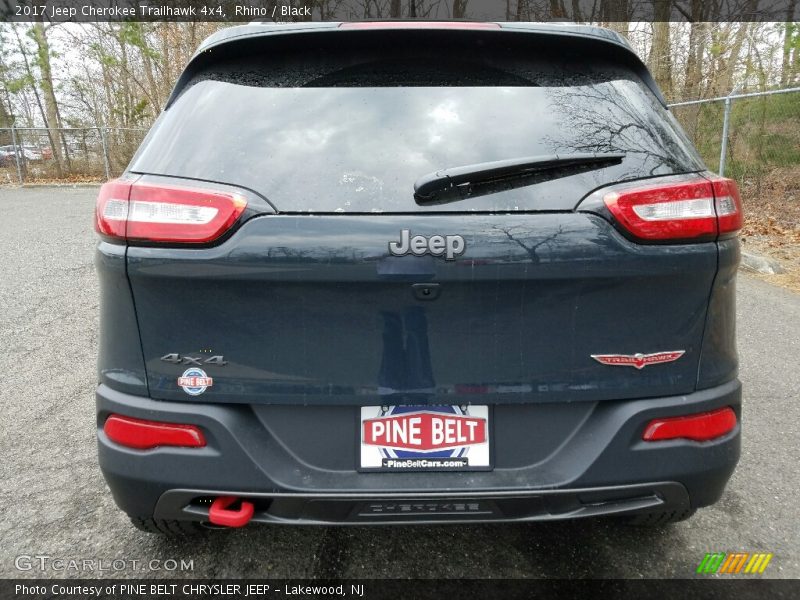 Rhino / Black 2017 Jeep Cherokee Trailhawk 4x4