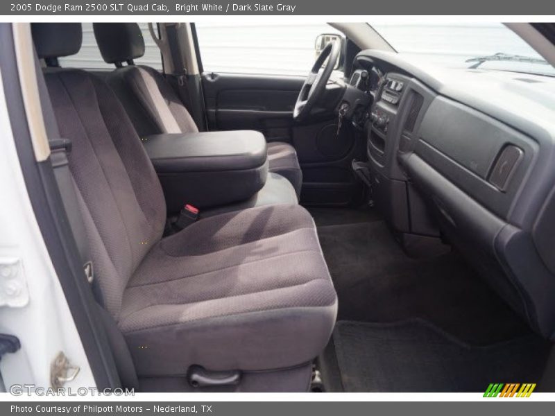 Bright White / Dark Slate Gray 2005 Dodge Ram 2500 SLT Quad Cab