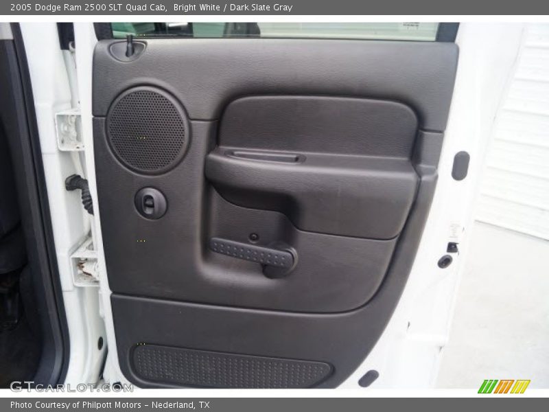 Bright White / Dark Slate Gray 2005 Dodge Ram 2500 SLT Quad Cab