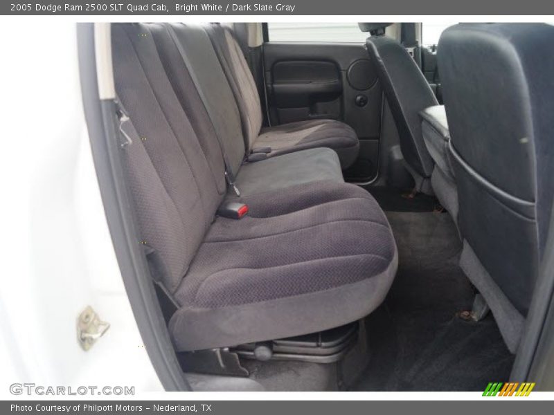 Bright White / Dark Slate Gray 2005 Dodge Ram 2500 SLT Quad Cab