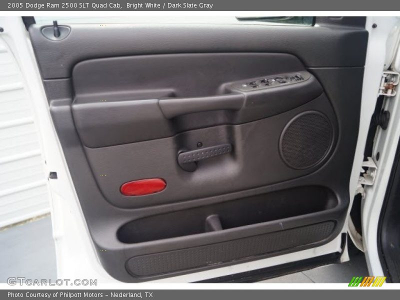 Bright White / Dark Slate Gray 2005 Dodge Ram 2500 SLT Quad Cab