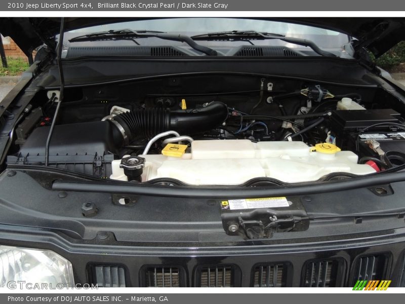 Brilliant Black Crystal Pearl / Dark Slate Gray 2010 Jeep Liberty Sport 4x4