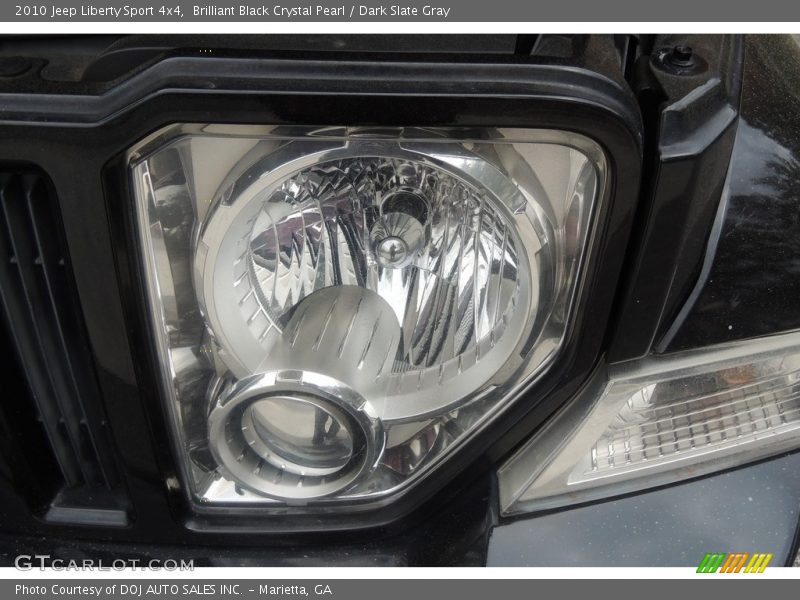 Brilliant Black Crystal Pearl / Dark Slate Gray 2010 Jeep Liberty Sport 4x4
