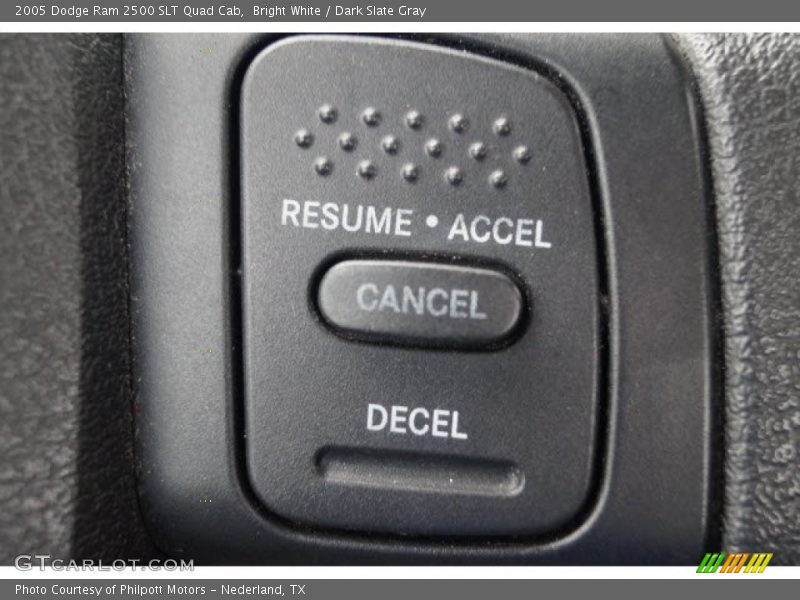 Bright White / Dark Slate Gray 2005 Dodge Ram 2500 SLT Quad Cab