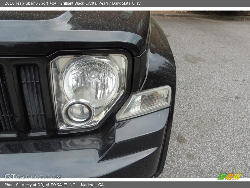 Brilliant Black Crystal Pearl / Dark Slate Gray 2010 Jeep Liberty Sport 4x4